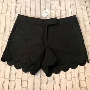 J. Crew black dressy chino shorts. Size 4.